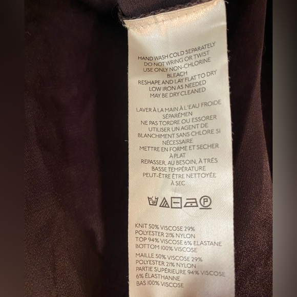 🕠 NWOT | by Anthropologie | Gemini | Tank Maxi | Mixed Media | Cocoa | MP - Picture 7 of 8